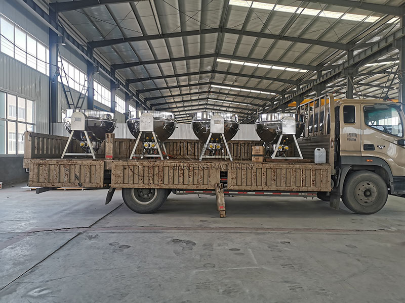 k8凯发天生赢家一触即发机械电加热夹层锅发往兰州